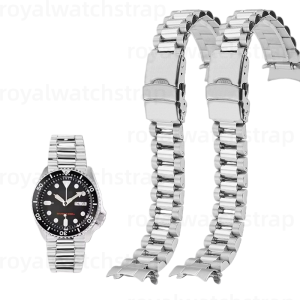 20mm Curved Stainless Steel Watch Bracelet For Seiko SKX013 SKX015 SKX 5 Sports Mod