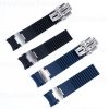 22mm Waterproof Silicone Band For Ulysse Nardin Diver Marine Chronometer Executive
