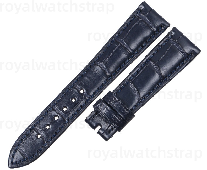Custom Alligator Leather Watch Bands Fit For Ulysse Nardin Classico Enamel (Multi-Color) (2) Custom Alligator Leather Watch Bands Fit For Ulysse Nardin Classico Enamel (Multi-Color)