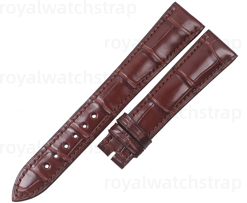 Custom Alligator Leather Watch Bands Fit For Ulysse Nardin Classico Enamel (Multi-Color) (4) Custom Alligator Leather Watch Bands Fit For Ulysse Nardin Classico Enamel (Multi-Color)