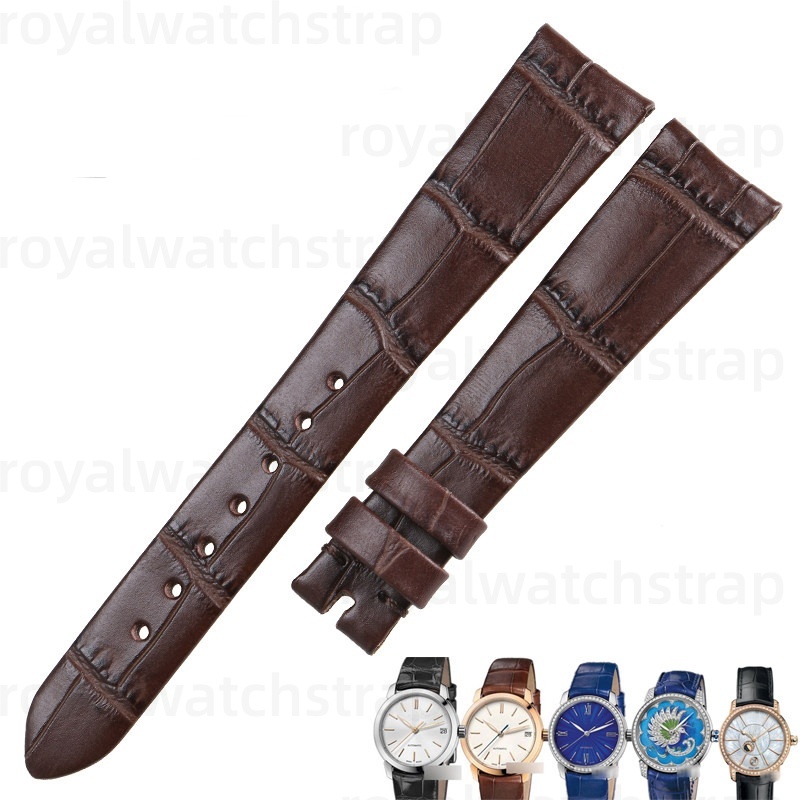 Custom Alligator Leather Watch Bands Fit For Ulysse Nardin Classico Enamel (Multi-Color) (6) Custom Alligator Leather Watch Bands Fit For Ulysse Nardin Classico Enamel (Multi-Color)