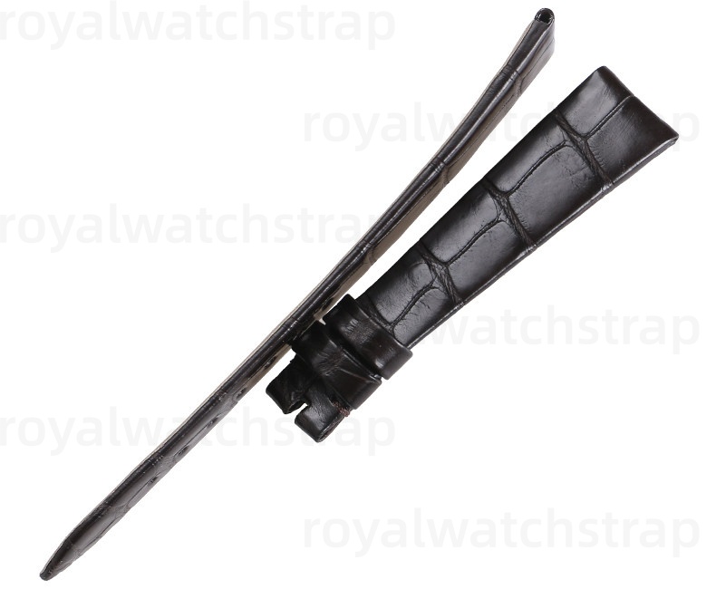 Custom Alligator Leather Watch Bands Fit For Ulysse Nardin Classico Enamel (Multi-Color)