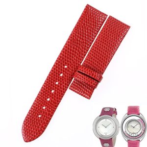 Custom Calfskin Leather With Lizard Pattern Watch Strap For Versace Medusa Stud Icon (Multi Color) (4) Custom Calfskin Leather With Lizard Pattern Watch Strap For Versace Medusa Stud Icon (Multi Color)