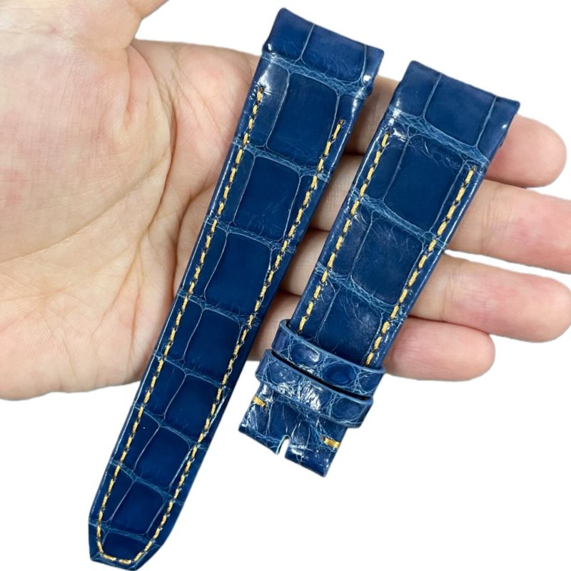 Custom Curved-End Alligator Leather Watch Strap For Corum Bubble (Multi-color) (10) Custom Curved-End Alligator Leather Watch Strap For Corum Bubble (Multi-color)