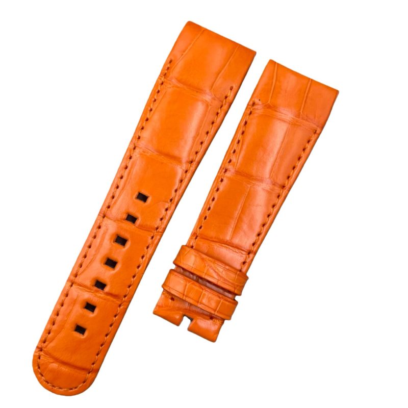 Custom Curved-End Alligator Leather Watch Strap For Corum Bubble (Multi-color) (2) Custom Curved-End Alligator Leather Watch Strap For Corum Bubble (Multi-color)
