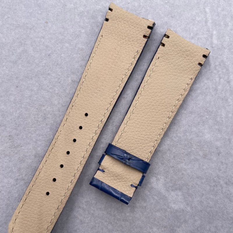Custom Curved-End Alligator Leather Watch Strap For Corum Bubble (Multi-color) (6) Custom Curved-End Alligator Leather Watch Strap For Corum Bubble (Multi-color)