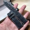 Custom Curved End Ultra Thin Alligator Leather Watch Strap For Jaeger Lecoultre Master(Multi-Color) (15)