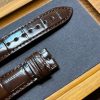 Custom Curved End Ultra Thin Alligator Leather Watch Strap For Jaeger Lecoultre Master(Multi-Color)