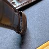 Custom Curved End Ultra Thin Alligator Leather Watch Strap For Jaeger Lecoultre Master(Multi-Color)