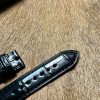 Custom Curved End Ultra Thin Alligator Leather Watch Strap For Jaeger Lecoultre Master(Multi-Color)