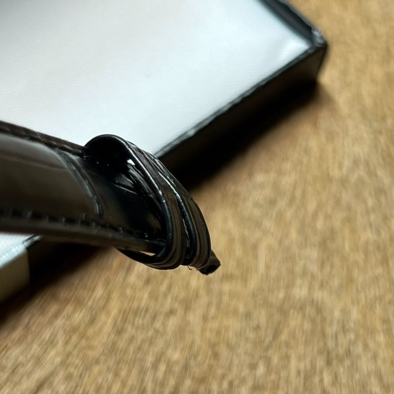 Custom Curved End Ultra Thin Alligator Leather Watch Strap For Jaeger Lecoultre Master(Multi-Color)