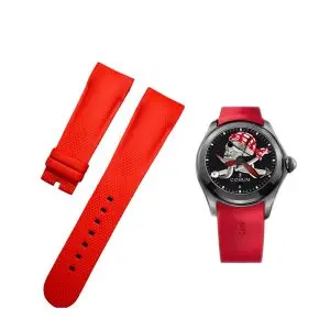 Custom Replacement PVC Rubber Watch Strap For Corum Bubble (Multi-color)
