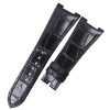 Handmade Crocodile Leather Watch Strap For Glashütte Original Vintage Seventies Big Date Chronograph Handmade Crocodile Leather Watch Strap For Glashütte Original Vintage Seventies Big Date Chronograph