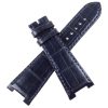 Handmade Crocodile Leather Watch Strap For Glashütte Original Vintage Seventies Big Date Chronograph (2) Handmade Crocodile Leather Watch Strap For Glashütte Original Vintage Seventies Big Date Chronograph