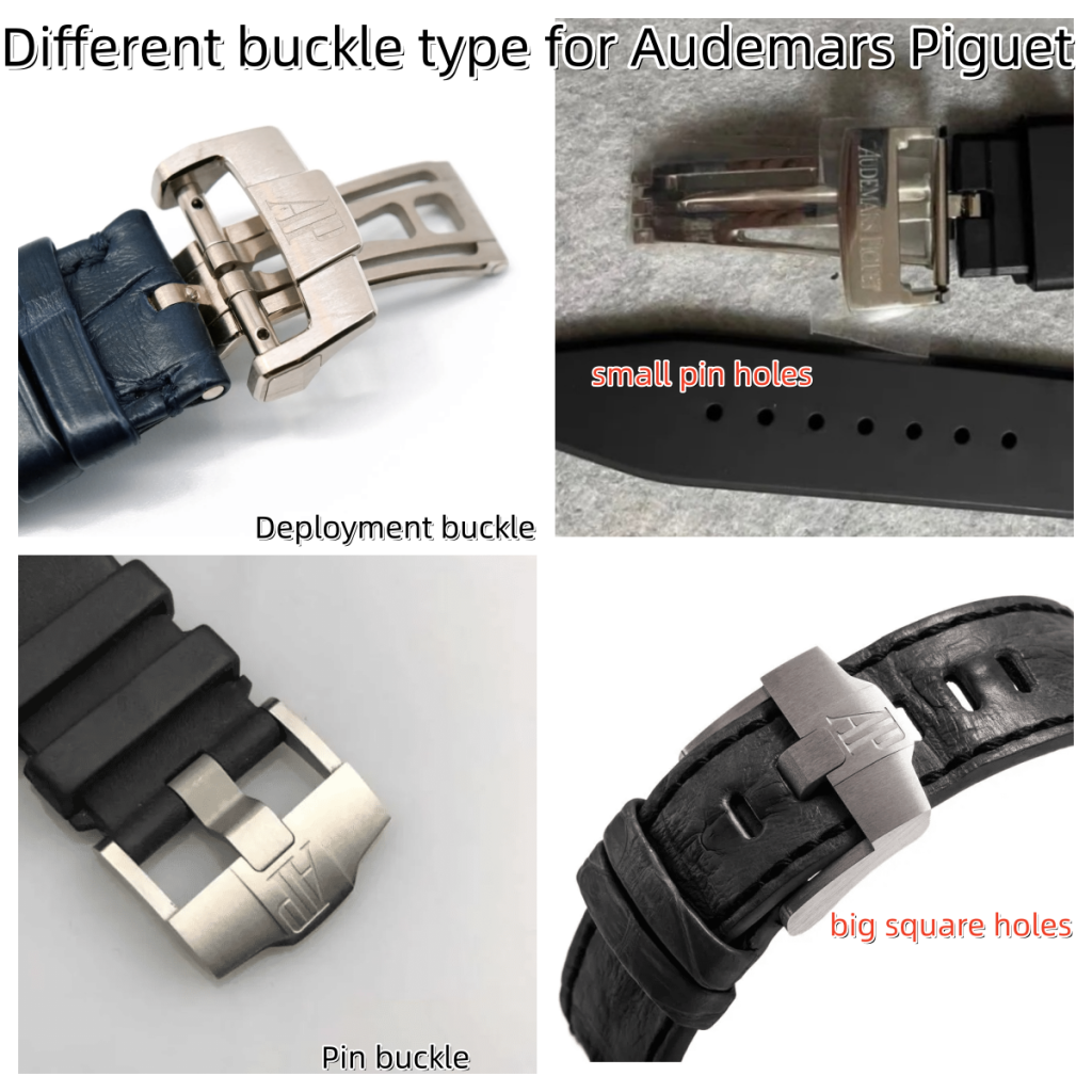 Replacement Alligator Leather Strap For Audemars Piguet Royal Oak Watch Band(Multi Color) (2)