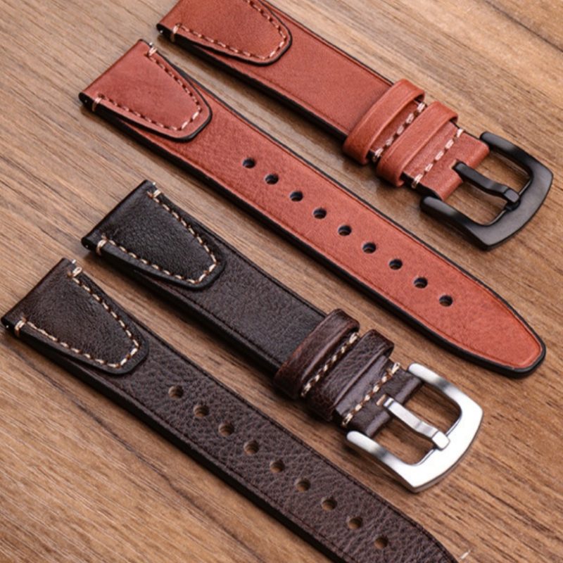 18mm 20mm 22mm Best Straps For Omega Seamaster 300m Replacement Mens Watches Brown Leather Strap (10) 18mm 20mm 22mm Best Straps For Omega Seamaster 300m Replacement Mens Watches Brown Leather Strap
