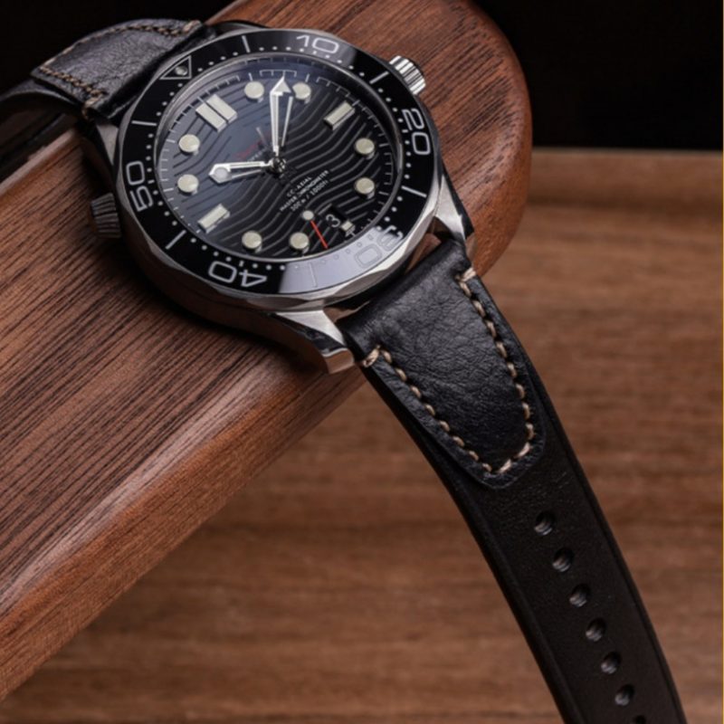 18mm 20mm 22mm Best Straps For Omega Seamaster 300m Replacement Mens Watches Brown Leather Strap (8) 18mm 20mm 22mm Best Straps For Omega Seamaster 300m Replacement Mens Watches Brown Leather Strap (9)