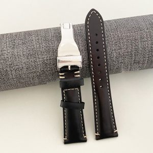 22mm OEM Leather Strap For Tudor Black Bay GMT Bronze Watch 41 Chrono M79250BA-0001 For Sale   (2)