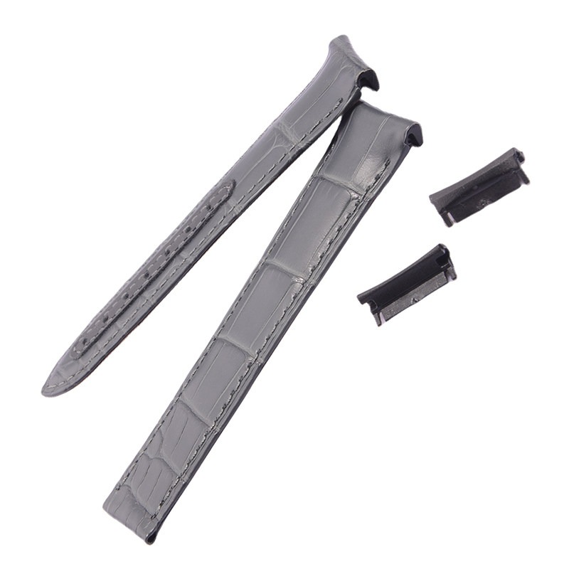 Aftermarket Alligator Best Leather Strap For Omega Speedmaster Professional 21mm 20mm Strap Dark Side of The Moon (5)