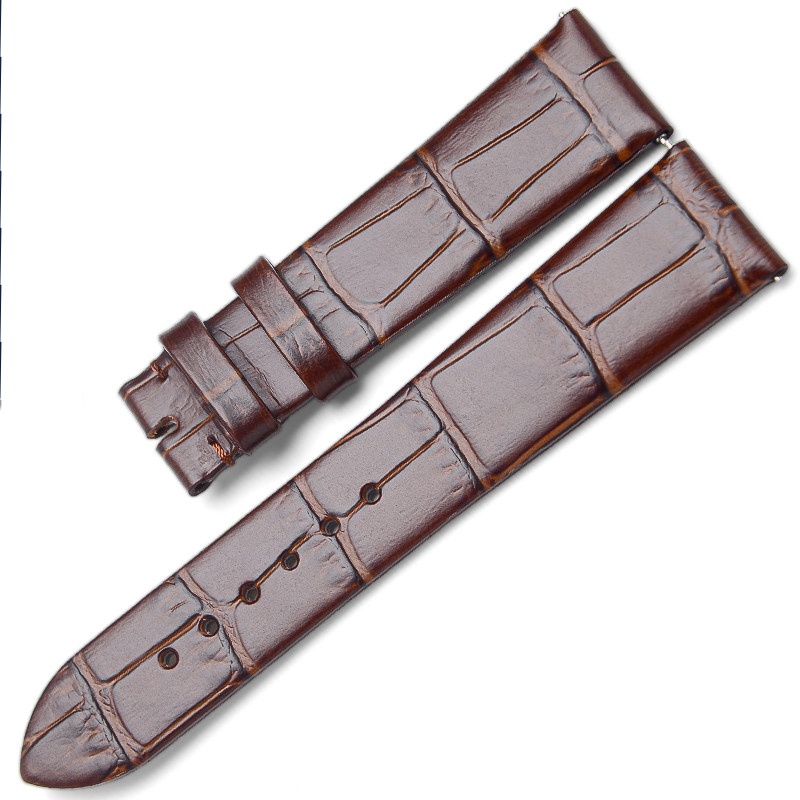 Buy Aftermarket Custom Handmade Black Brown Satin Leather Strap For Frederique Constant Heart Beat FC-310