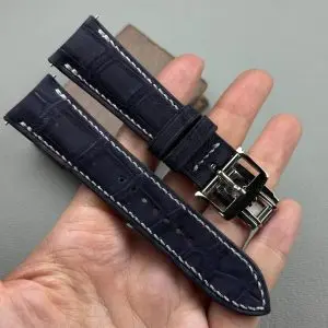 Custom Suede Watch Strap For Blancpain Villeret Quantième Complet & Moonphase(Multi-Color) (2)