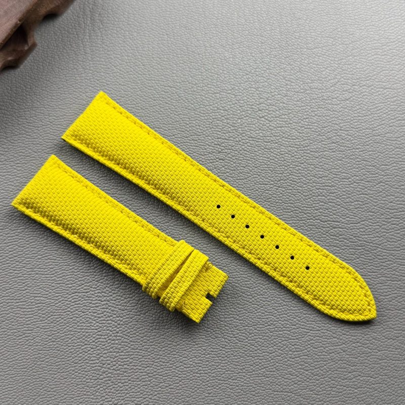 Handmade Yellow Leather Watch Band Fit For Franck Muller Cintrée Curvex, Casablanca, Color Dream Crazy Hour Diamond Watch (11) Handmade Yellow Leather Watch Band Fit For Franck Muller Cintrée Curvex, Casablanca, Color Dream Crazy Hour Diamond Watch (14)