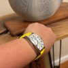 Handmade Yellow Leather Watch Band Fit For Franck Muller Cintrée Curvex, Casablanca, Color Dream Crazy Hour Diamond Watch (3) Handmade Yellow Leather Watch Band Fit For Franck Muller Cintrée Curvex, Casablanca, Color Dream Crazy Hour Diamond Watch (14)