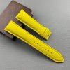 Handmade Yellow Leather Watch Band Fit For Franck Muller Cintrée Curvex, Casablanca, Color Dream Crazy Hour Diamond Watch (5) Handmade Yellow Leather Watch Band Fit For Franck Muller Cintrée Curvex, Casablanca, Color Dream Crazy Hour Diamond Watch (14)
