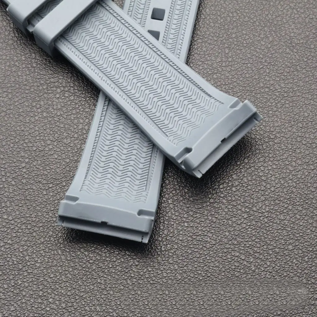 Replacement 22mm Watch Strap For Tissot Seastar 1000 Men's Black Rubber Strap Watch Tissot Seastar 2000 T120.607 T120.417