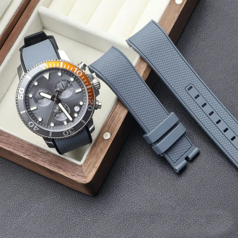 Replacement 22mm Watch Strap For Tissot Seastar 1000 Men's Black Rubber Strap Watch Tissot Seastar 2000 T120.607 T120 (4) Replacement 22mm Watch Strap For Tissot Seastar 1000 Men's Black Rubber Strap Watch Tissot Seastar 2000 T120.607 T120.417