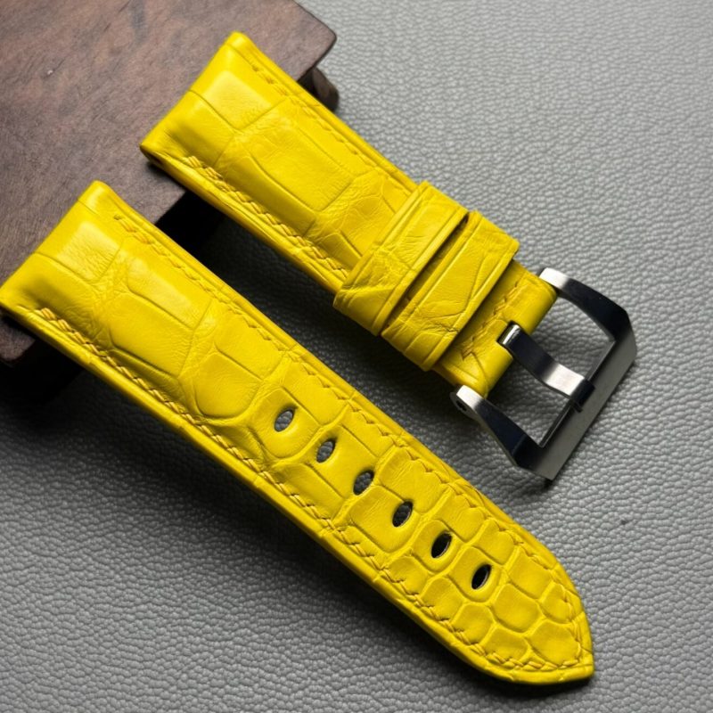 Replacement Alligator Strap For Sale – Crocodile Leather Watch Band For Panerai Watches 22mm 24mm 26mm (4) Replacement Alligator Strap For Sale – Crocodile Leather Watch Band For Panerai Watches 22mm 24mm 26mm (1)