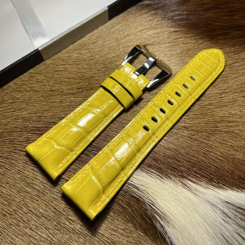 Replacement Alligator Strap For Sale – Crocodile Leather Watch Band For Panerai Watches 22mm 24mm 26mm (5) Replacement Alligator Strap For Sale – Crocodile Leather Watch Band For Panerai Watches 22mm 24mm 26mm (1)