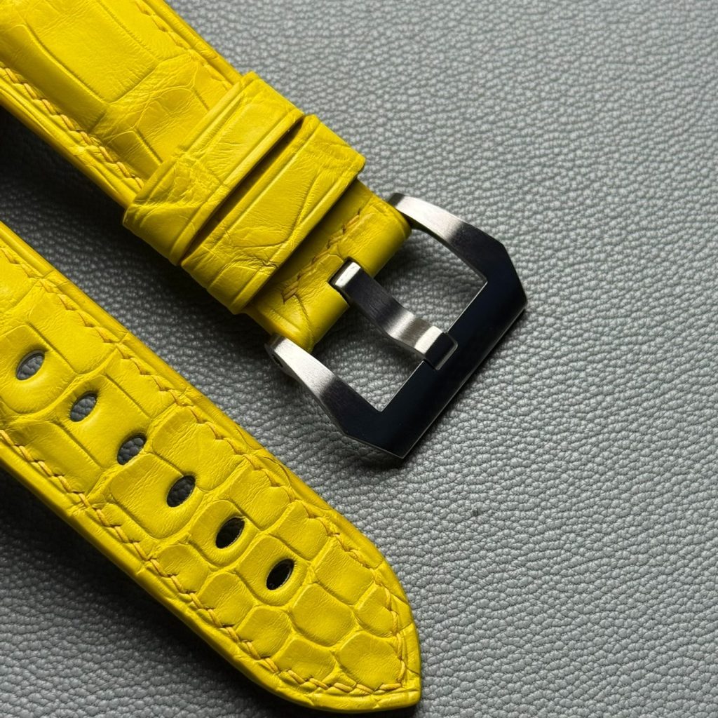 Replacement Alligator Strap For Sale – Crocodile Leather Watch Band For Panerai Watches 22mm 24mm 26mm (1)