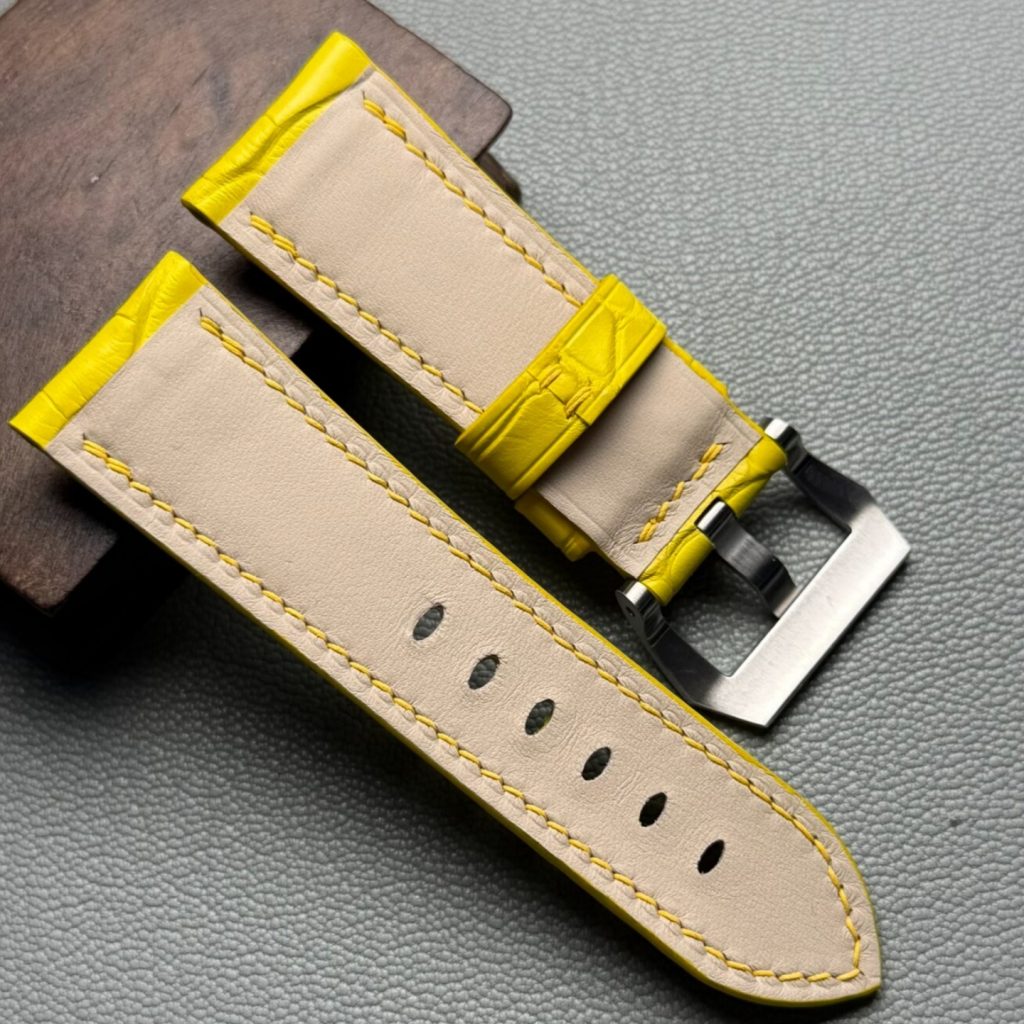 Replacement Alligator Strap For Sale – Crocodile Leather Watch Band For Panerai Watches 22mm 24mm 26mm  (1)