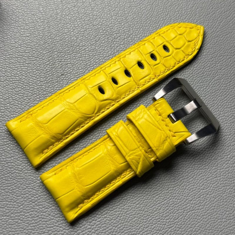 Replacement Alligator Strap For Sale – Crocodile Leather Watch Band For Panerai Watches 22mm 24mm 26mm (8) Replacement Alligator Strap For Sale – Crocodile Leather Watch Band For Panerai Watches 22mm 24mm 26mm (1)