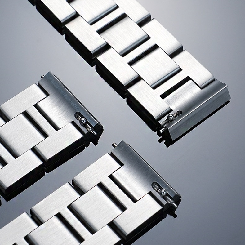 17.5mm Stainless Steel Watch Bracelet For Cartier Santos Dumont Large