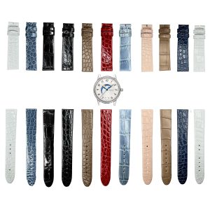 Custom Handmade Best Real Alligator Leather Watch Bracelet For Montblanc Boheme 2730343637mm Watches  (12)