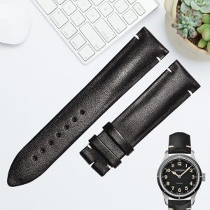 Custom Handmade Calfskin Leather Strap Replacement for Mont Blanc 1858 (Multi Color)
