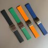 Buy New Premium CTS Cut To Size Rubber Watch Band for Mido Multifort TV Big Date 40mm M049526A Big Date With Canvas Pattern (3) Buy New Premium CTS Cut To Size Rubber Watch Band for Mido Multifort TV Big Date 40mm M049526A Big Date With Canvas Pattern (1)