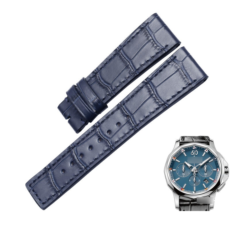 Custom Calfskin Leather Watch Strap for Corum Admiral's Cup Legend 42