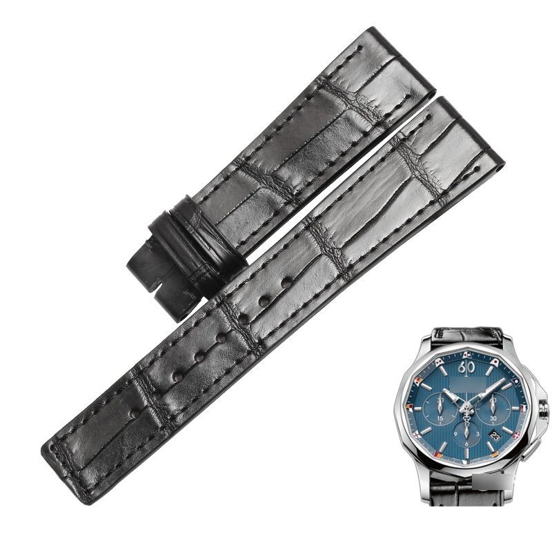 Custom Calfskin Leather Watch Strap for Corum Admiral's Cup Legend 42