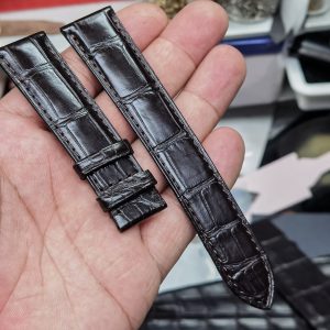 Custom Handmade Black Brown Best Genuine Alligator Watch Band For Corum Admirals Cup Golden Bridge For Sale At Low Price