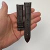 Custom Handmade Brown Black Alligator Leather Strap For Baume Mercier Clifton 10069210518 (1) Custom Handmade Brown Black Alligator Leather Strap For Baume Mercier Clifton 10069210518 (5)