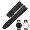 Custom Handmade Brown Black Alligator Leather Strap For Baume Mercier Clifton 10069210518 (2) Custom Handmade Brown Black Alligator Leather Strap For Baume Mercier Clifton 10069210518