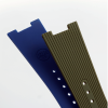 Replacement 25mm Blue Watch Bands Rubber Strap Bracelet For Bell Ross BR05