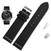 22mm Black Blue Nylon(Fabric) Watch Strap For Longines Legend Diver 42mm L3 (1) 22mm Black Blue Nylon(Fabric) Watch Strap For Longines Legend Diver 42mm L3.374674716764774