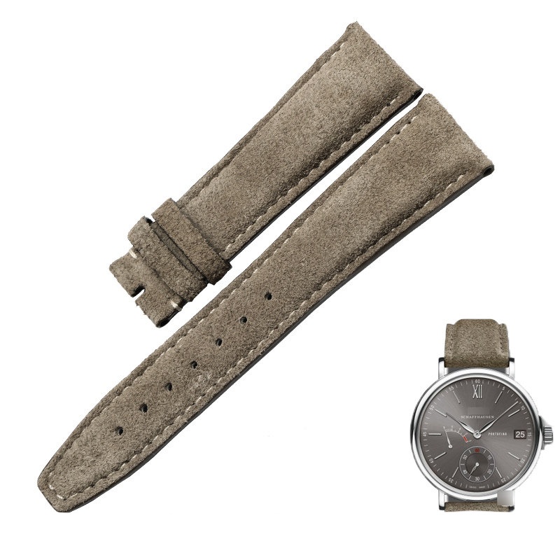 Bespoke 22mm Custom Handmade Suede Leather Watch Strap For IWC 45mm Portofino Hand-Wound Eight Days IW510115 (1) Bespoke 22mm Custom Handmade Suede Leather Watch Strap For IWC 45mm Portofino Hand-Wound Eight Days IW510115 (3)