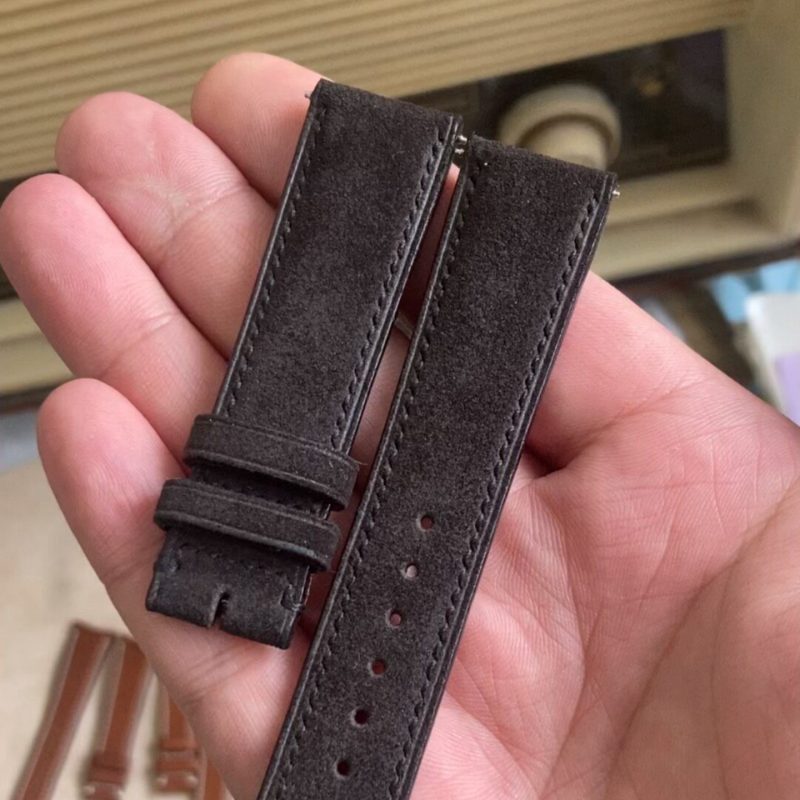 Bespoke 22mm Custom Handmade Suede Leather Watch Strap For IWC 45mm Portofino Hand-Wound Eight Days IW510115 (3) Bespoke 22mm Custom Handmade Suede Leather Watch Strap For IWC 45mm Portofino Hand-Wound Eight Days IW510115 (3)