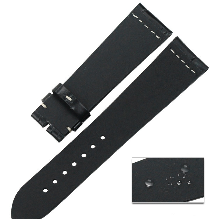 Buy Aftermarket Custom Handmade Alligator Leather Strap For Breitling Mens Watch Leather Strap Classic Avi Aviator 8 Navitimer 8