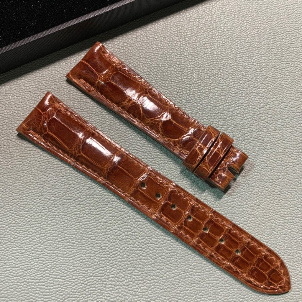 Custom Alligator Leather Strap For Cartier Tank (Multi Size & Colors)